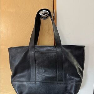 J. Crew Black Montauk Tote-Large NWOT